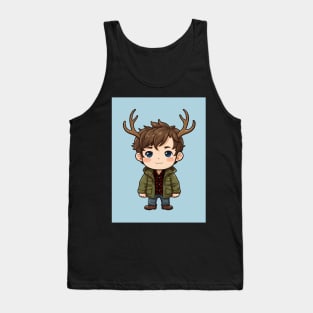 Chibi Will Graham with Antlers Tank Top